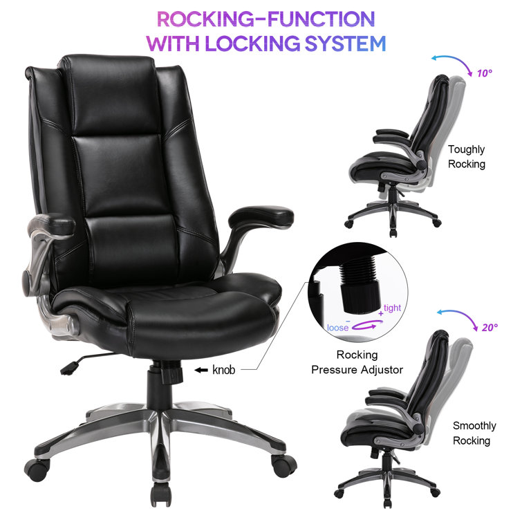 Qwork Ergonomic Executive Chair with Headrest Reviews Wayfair